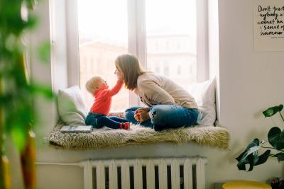 Enfant et maman